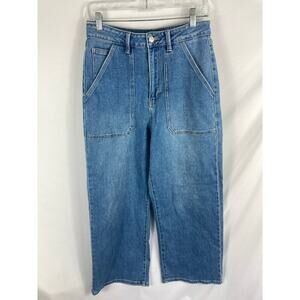 Just USA Wide Leg Light Wash Jeans Size 29/8